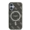 Guess GUHMP16SH4DTEW iPhone 16 6.1 brązowy/brown hardcase IML 4G Background MagSafe